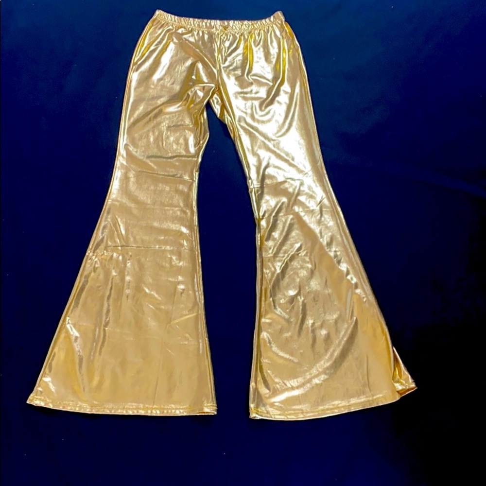 Gold Disco 70’s Pants